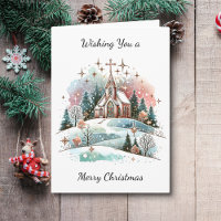 Wishing You a Merry Christmas | Watercolor Church