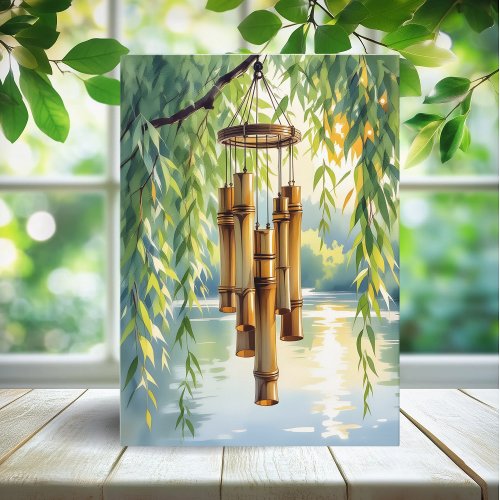 Wishing You a Peaceful Birthday | Weeping Willow Card