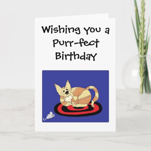 Wishing you a Purr_fect Birthday Card