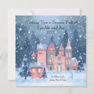 Wishing You a Season Full of Sparkle and Joy Holiday Card
