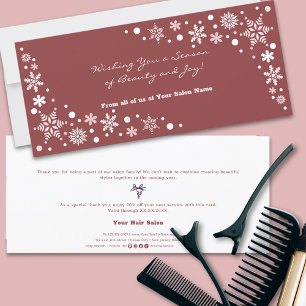 Wishing You a Season of Beauty and Joy Flat Card