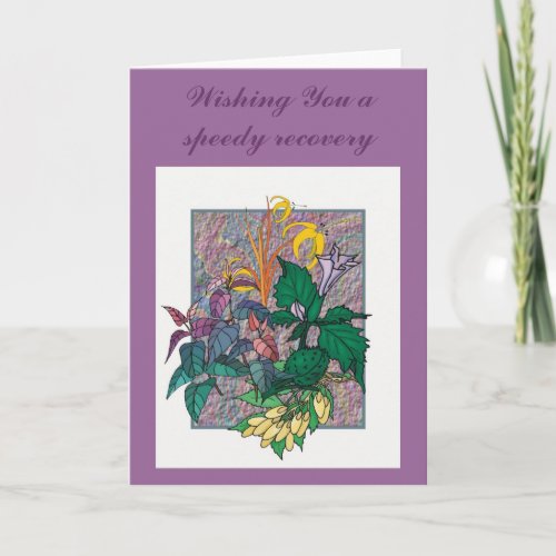 Wishing You a speedy Recovery Thank You Card