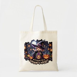 Wishing you a spooky night Halloween Tote Bag