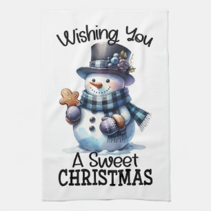 Wishing you a sweet Christmas Kitchen Towel
