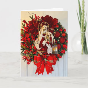 WISHING YOU A "VERY BLESSED CRISTMAS" CARD