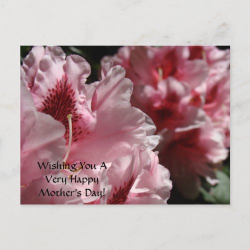 Wishing you a very Happy Mothers Day post cards