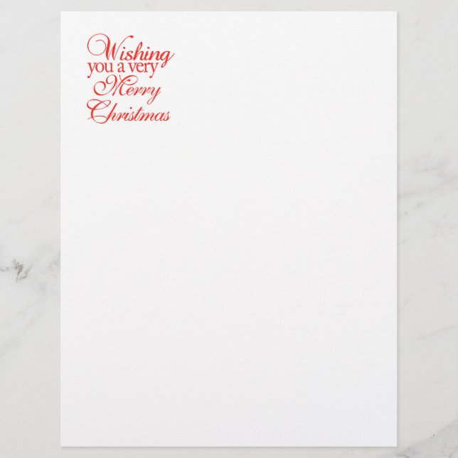 Wishing you a very merry Christmas! (Front)