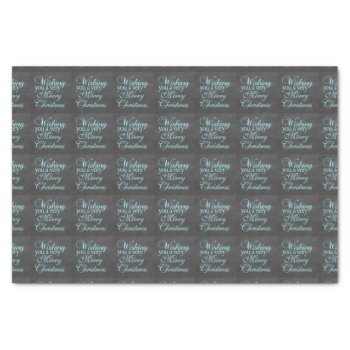 Wishing You A Very Merry Christmas! Tissue Paper by PortoSabbiaNatale at Zazzle