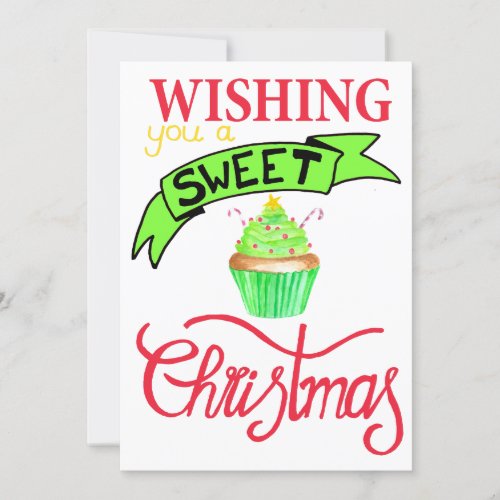 Wishing you a very sweet Christmas Invitation