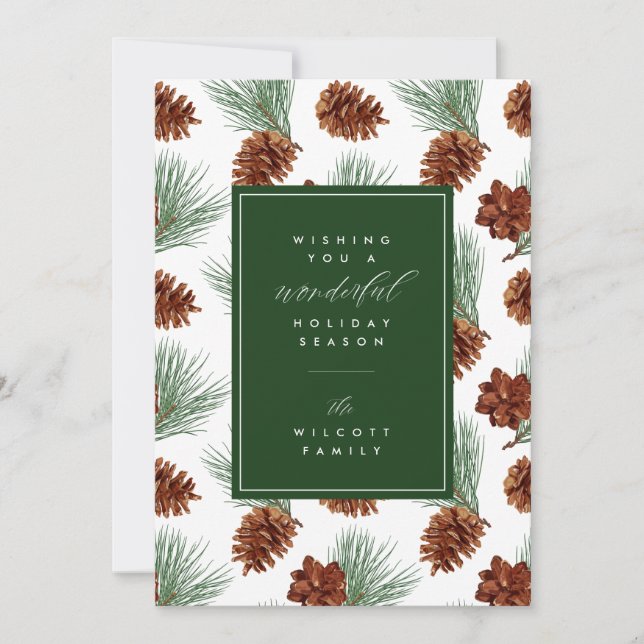 WISHING YOU A WONDERFUL HOLIDAY | Add Your Photo (Front)