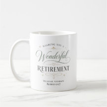 Wishing You A Wonderful Retirement Personalized Na