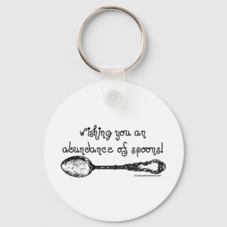 Wishing You an Abundance of Spoons Keychain