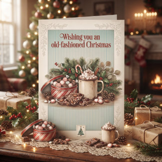 Wishing You an Old-Fashioned Christmas Card