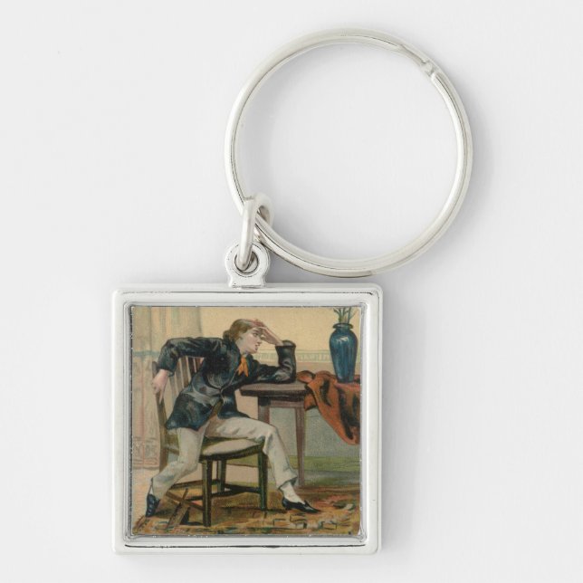 Wishing You An Utterly Charming Time, Victorian Ch Keychain (Front)