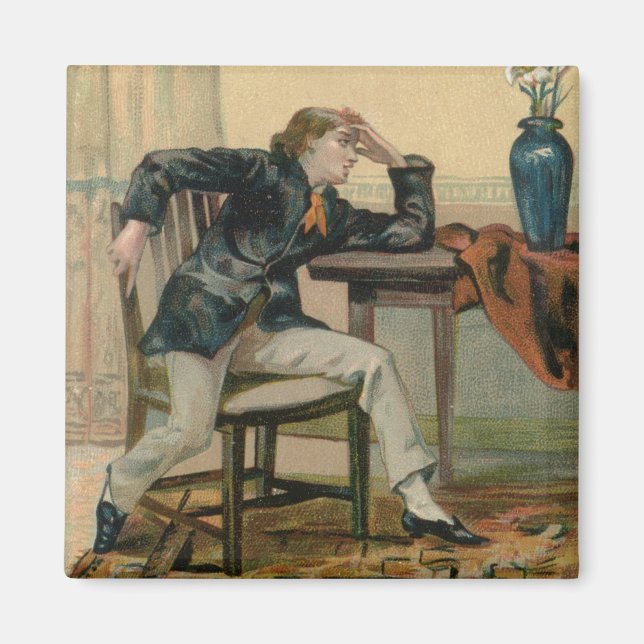 Wishing You An Utterly Charming Time, Victorian Ch Magnet (Front)
