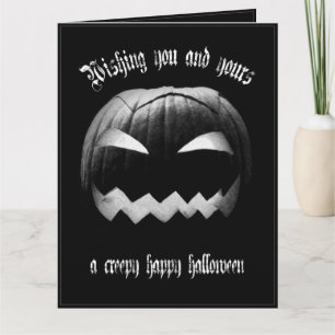 Wishing you and yours a creepy happy Halloween Car Card