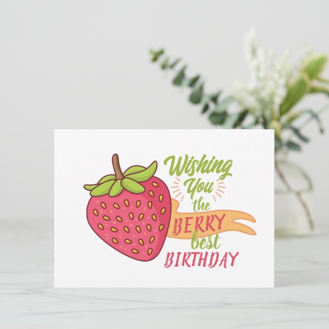 Wishing you berry best birthday (Standing Front)