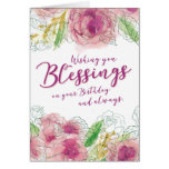 Wishing You Blessings On Your Birthday And Always at Zazzle
