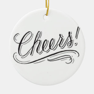 **WISHING YOU CHEER" AT CHRISTMAS ORNAMENT