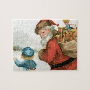Wishing You Christmas Cheer by Ellen Clapsaddle Jigsaw Puzzle