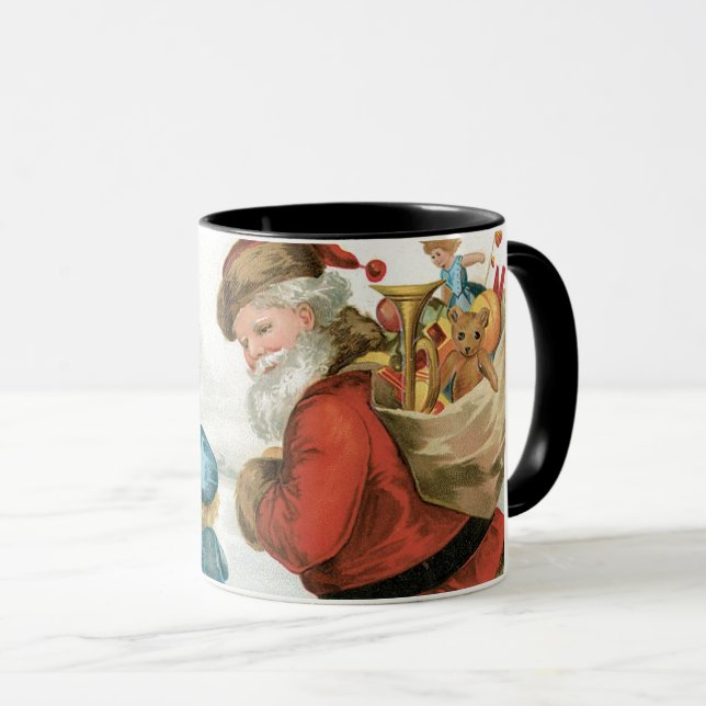 Wishing You Christmas Cheer by Ellen Clapsaddle Mug (Front Right)