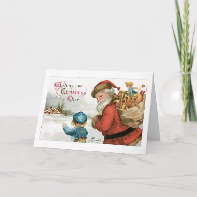 Wishing You Christmas Cheer Holiday Card (Front)