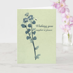 Wishing You Comfort and Peace sympathy card