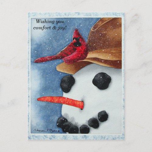 Wishing you comfort  joy _ Christmas Card