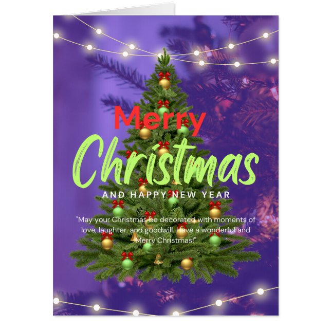 "Wishing You Joyful Moments and Merry Memories Thi Card (Front)