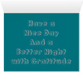 Wishing you Love Joy & Peace Greeting  Template (Inside Horizontal (Bottom))