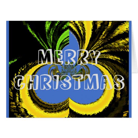 Wishing you Love Joy & Peace Greeting  Template (Front Horizontal)