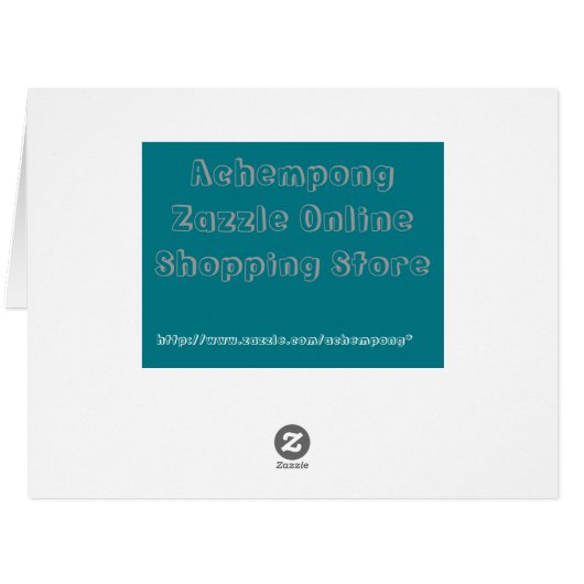 Wishing you Love Joy & Peace Greeting  Template (Back Horizontal)