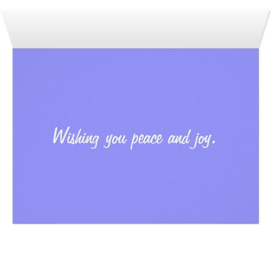 Wishing You Peace (Inside Horizontal (Bottom))