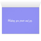 Wishing You Peace Cards (Inside Horizontal (Bottom))