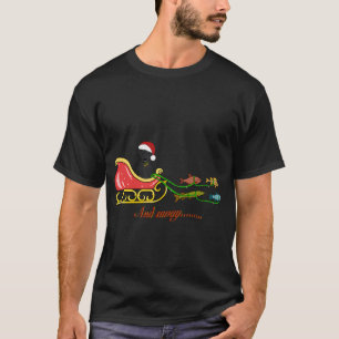 Wishing You Reel Nice Fishmas Funny Bass Fishing C T-Shirt