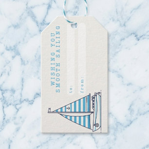 Wishing You Smooth Sailing Gift Tags