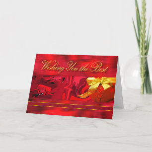 Wishing you the Best Christmas Holiday Card