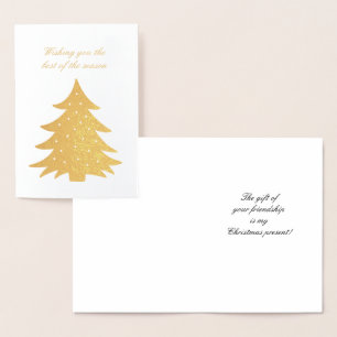 Wishing You the Best of the Season Foil Card