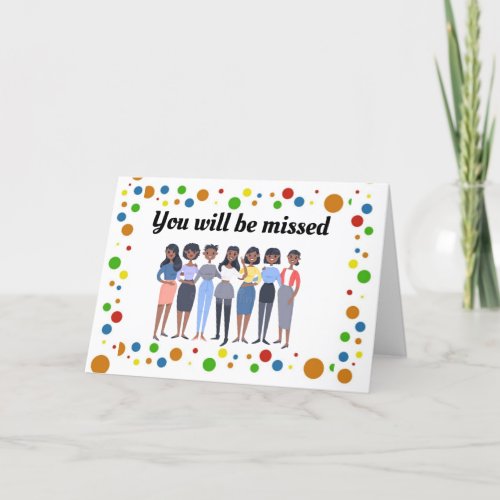 WISHING YOU THE VERY BEST AND GOODBYE CARD