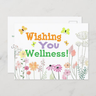 Wishing You Wellness  Postcard