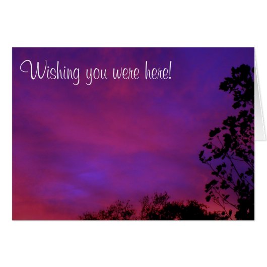 Wishing you were here! (Front Horizontal)