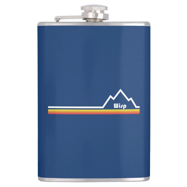 Wisp Resort, Maryland Flask (Front)