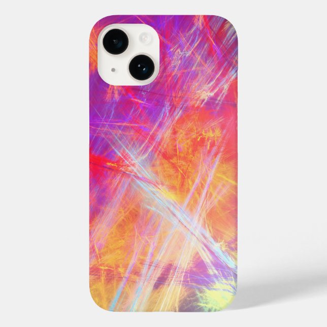 Wispy Abstract Multi-Color Case-Mate iPhone Case (Back)