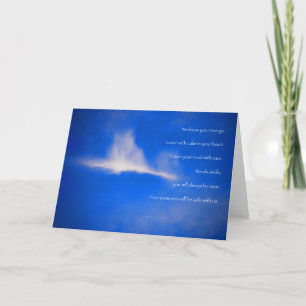“Wispy Clouds #47” with poem Card