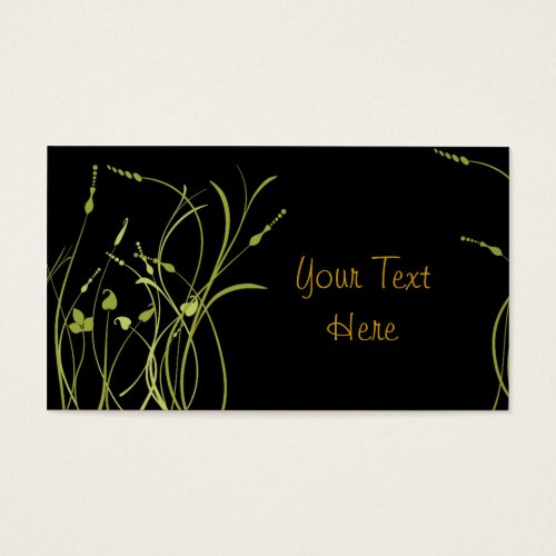 wispy grass business card templates