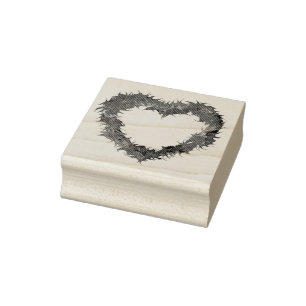 Wispy Heart Rubber Stamps