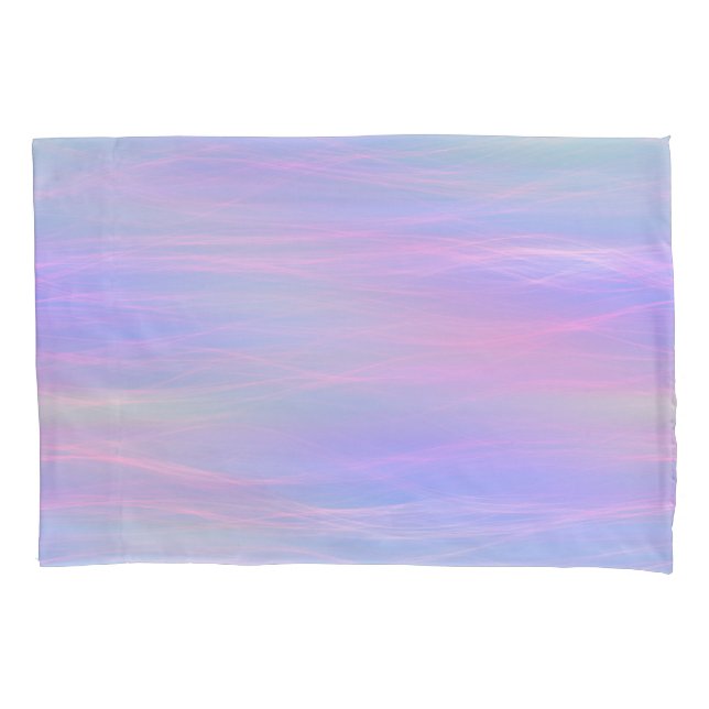 Wispy Rainbow Pillow Case (Front)