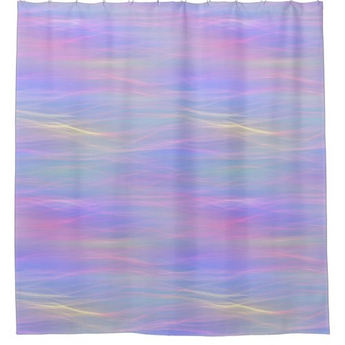 Wispy Rainbow Shower Curtain