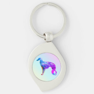 Wispy Silken Windhound Keychain