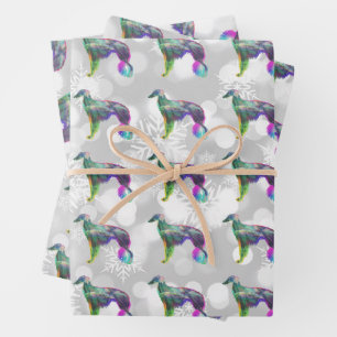 Wispy Silken Windhound Wrapping Paper Sheets